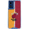 NBA Miami Heat Canvas Moto G 5G (2024) Clear Case